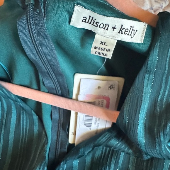 Elegant Teal Women's Dress - Picture 7 of 10